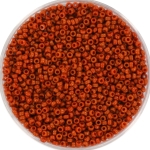 miyuki seed beads 15/0 - duracoat opaque persimmon 