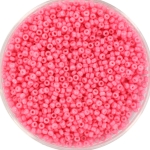 miyuki seed beads 15/0 - duracoat opaque carnation 