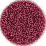 miyuki seed beads 15/0 - duracoat opaque pansy 