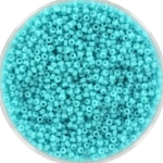 miyuki seed beads 15/0 - duracoat opaque underwater blue 