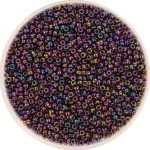 miyuki rocailles 15/0 - metallic iris dark plum