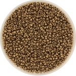 miyuki seed beads 15/0 - metallic dark bronze