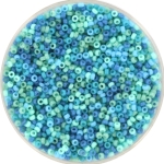 miyuki seed beads 15/0 - aqua