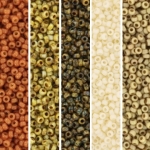 miyuki seed beads 15/0 - sand dunes