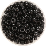miyuki seed beads 5/0 - opaque black