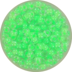 miyuki seed beads 6/0 - luminous mint green