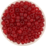 miyuki seed beads 6/0 - transparant matte ruby 