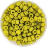 miyuki seed beads 6/0 - opaque matte lime