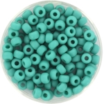 miyuki seed beads 6/0 - opaque matte turquoise green 