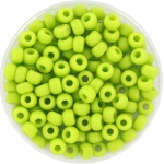 miyuki seed beads 6/0 - opaque matte chartreuse