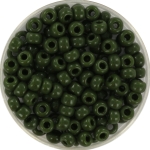 miyuki seed beads 6/0 - opaque avocado