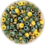 miyuki seed beads 6/0 - botanical