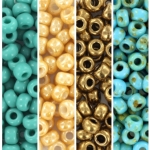 miyuki rocailles 6/0 - blue beach