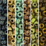 miyuki seed beads 6/0 - picasso nature