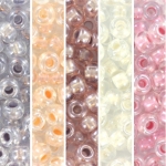 miyuki seed beads 6/0 - shiny diamond