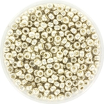 miyuki seed beads 8/0 - galvanized silver