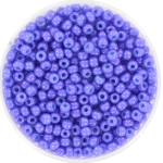 miyuki seed beads 8/0 - opaque dyed bright purple