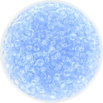 miyuki rocailles 8/0 - transparant light cornflower blue