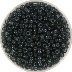 miyuki seed beads 8/0 - transparant luster grey