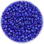 miyuki seed beads 8/0 - opaque luster cobalt