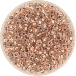 miyuki seed beads 8/0 - copper lined crystal