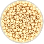 miyuki seed beads 8/0 - opaque matte antique beige