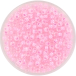 miyuki seed beads 11/0 - pink lined crystal