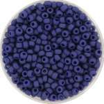 miyuki seed beads 8/0 - opaque matte luster cobalt