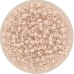 miyuki seed beads 8/0 - blush lined crystal