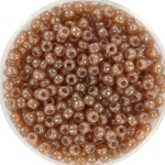 miyuki seed beads 8/0 - ceylon translucent peony
