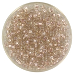 miyuki seed beads 8/0 - fancy lined soft blush