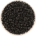 miyuki seed beads 8/0 - opaque black