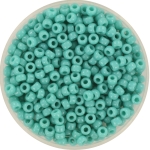 miyuki seed beads 8/0 - opaque turquoise green