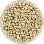 miyuki seed beads 8/0 - duracoat galvanized silver