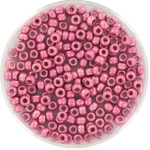 miyuki rocailles 8/0 - duracoat galvanized matte hot pink