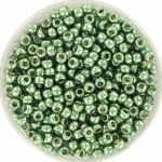 miyuki seed beads 8/0 - duracoat galvanized sea green
