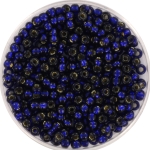 miyuki seed beads 8/0 - duracoat silverlined dyed navy blue