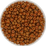 miyuki seed beads 8/0 - duracoat opaque sienna 
