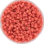 miyuki seed beads 8/0 - duracoat opaque light watermelon 