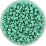 miyuki seed beads 8/0 - duracoat opaque sea opal 
