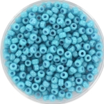 miyuki seed beads 8/0 - duracoat opaque nile blue 