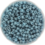miyuki seed beads 8/0 - duracoat opaque moody blue 