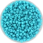 miyuki seed beads 8/0 - duracoat opaque underwater blue 