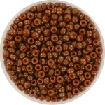 miyuki seed beads 8/0 - duracoat opaque cognac 