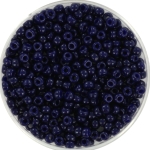 miyuki seed beads 8/0 - duracoat opaque dyed dark navy blue