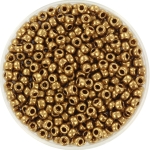 miyuki seed beads 8/0 - metallic light bronze