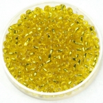 miyuki seed beads 8/0 - silverlined yellow