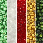 miyuki seed beads 8/0 - jingle bells