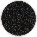 miyuki spacer 2.2x1mm - opaque black