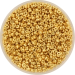 miyuki spacer 2.2x1mm - duracoat galvanized gold 